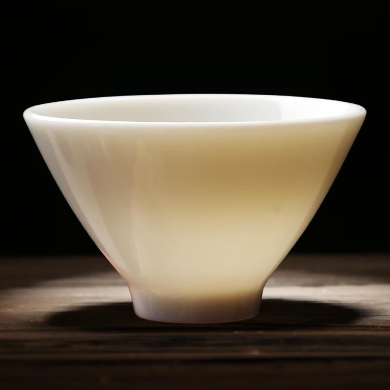 Glossy Mutton Fat Jade White Porcelain Kung Fu Master Teacup
Glossy Mutton Fat Jade White Porcelain Kung Fu Master Teacup