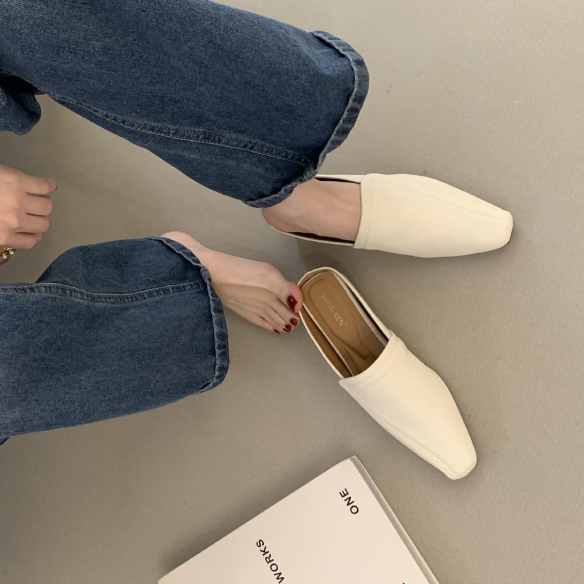 Retro Square Head Deep Mouth Single Shoes Women S Spring Simple Temperament Versatile Loafers 39
Retro Square Head Deep Mouth Single Shoes Women S Spring Simple Temperament Versatile Loafers 39