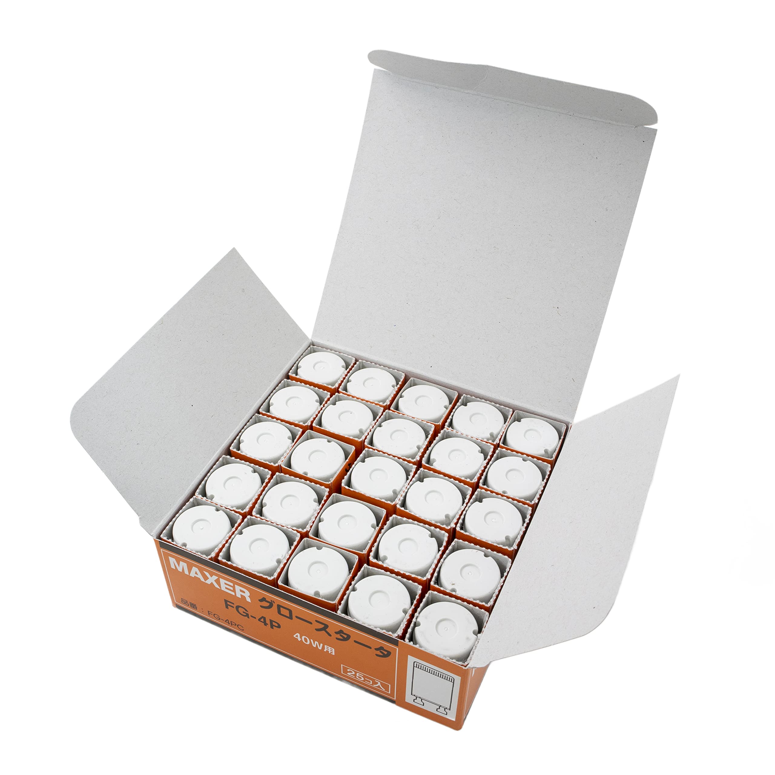 Maxar Electric Glow Bulbs, P-Type, FG-4P, 25 pieces, 40W, P21 Base (2-prong), Simple Packaging, For Commercial Use and Stockpiling
Maxar Electric Glow Bulbs, P-Type, FG-4P, 25 pieces, 40W, P21 Base (2-prong), Simple Packaging, For Commercial Use and Stockpiling