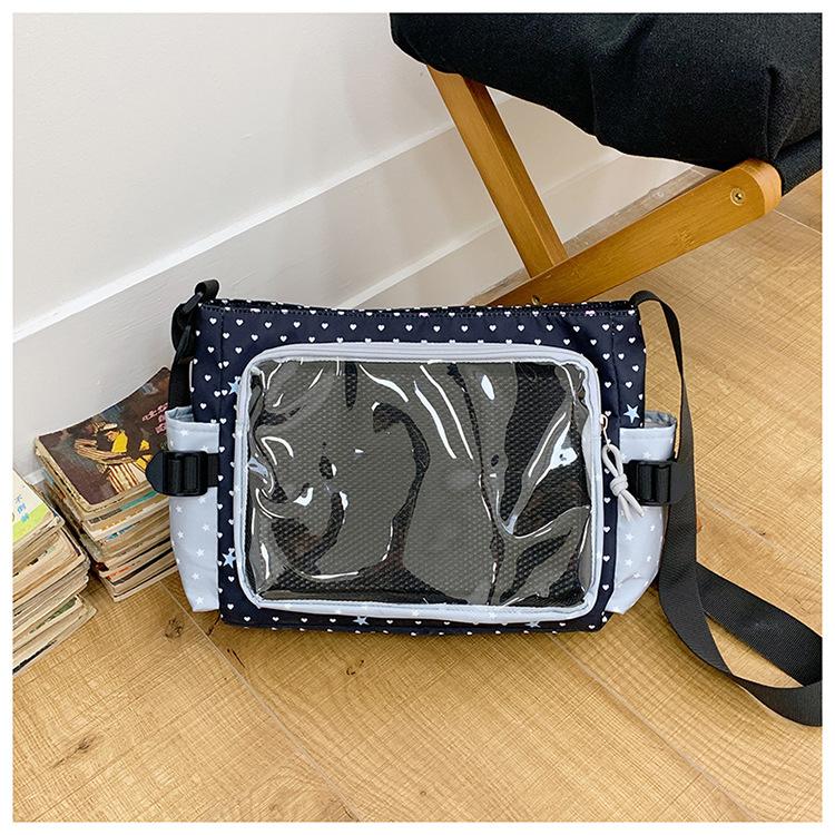 Transparent Ita Shoulder Bag Women Cute Crossbody Bag for School Office Commute with Large Space Casual and Versatile Ita Bag чорний
Transparent Ita Shoulder Bag Women Cute Crossbody Bag for School Office Commute with Large Space Casual and Versatile Ita Bag чорний