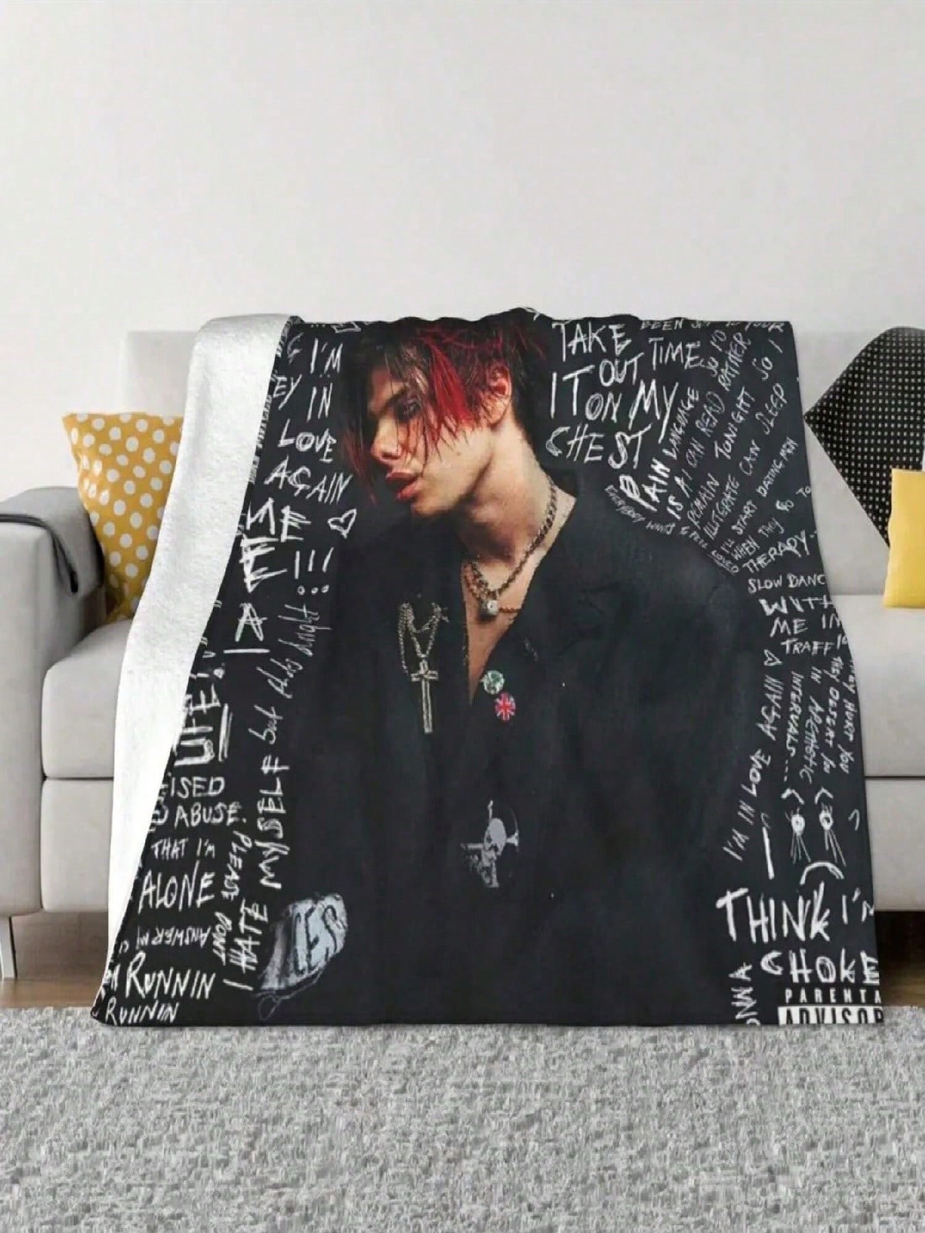 Yungbluds 002414 Anime Knee Blanket Beach Blanket Comfort Warm Soft Blankets And Blankets Throw Blanket 75X95CM сірий колір
Yungbluds 002414 Anime Knee Blanket Beach Blanket Comfort Warm Soft Blankets And Blankets Throw Blanket 75X95CM сірий колір