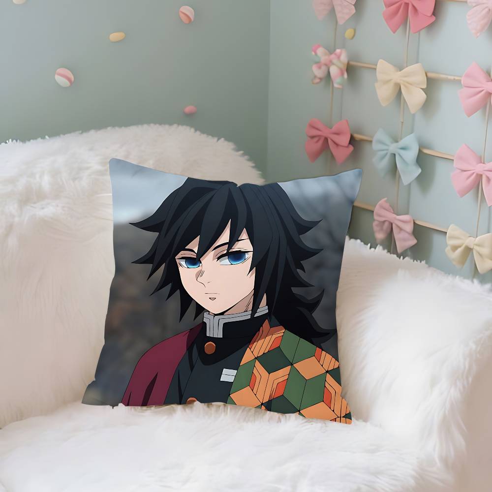TTomiokas Giyuus Case Plush Fabric Soft Pillowcase Double Sided Print Cushion Cover Household Gifts 40X40cm
TTomiokas Giyuus Case Plush Fabric Soft Pillowcase Double Sided Print Cushion Cover Household Gifts 40X40cm