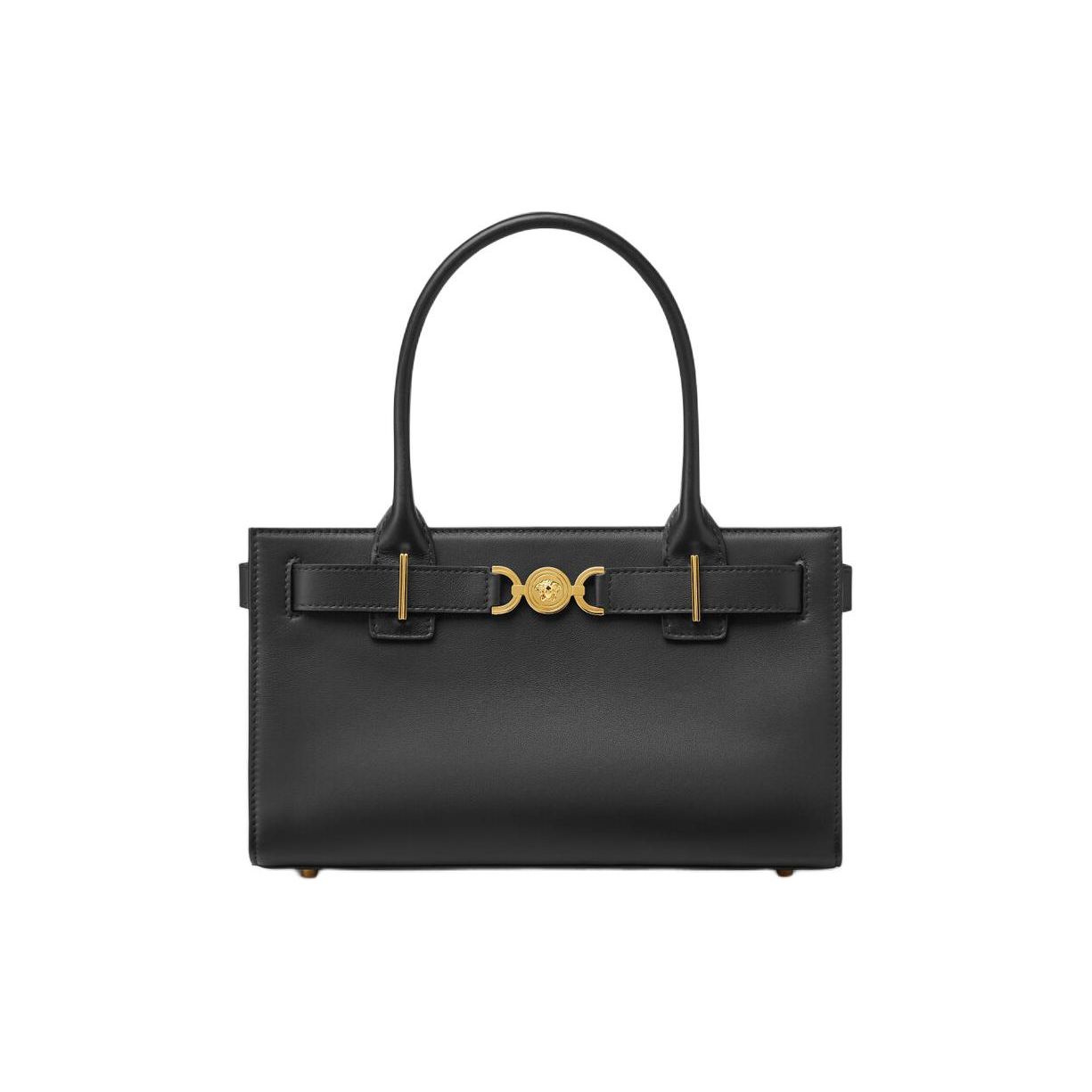 Versace Medusa 95 Logo Embossed Magnetic Closure Tote Bag Women tote bags Black Gold 1013168-1A10795-1B00V Basic Set (Bag+Dust Bag)
Versace Medusa 95 Logo Embossed Magnetic Closure Tote Bag Women tote bags Black Gold 1013168-1A10795-1B00V Basic Set (Bag+Dust Bag)
