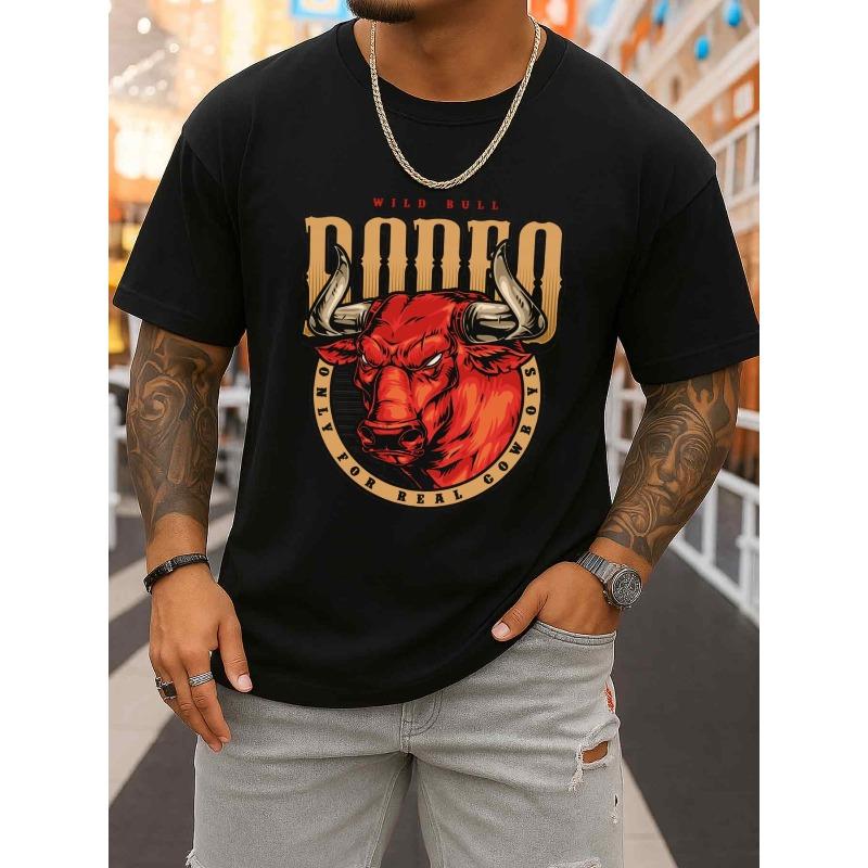 European sizes Wild Bull Rodeo Graphic Tee Mens T Shirt Black Elegantly Graphic Regular Fit, Everyday Comfort, Relaxed 4XL чорний
European sizes Wild Bull Rodeo Graphic Tee Mens T Shirt Black Elegantly Graphic Regular Fit, Everyday Comfort, Relaxed 4XL чорний