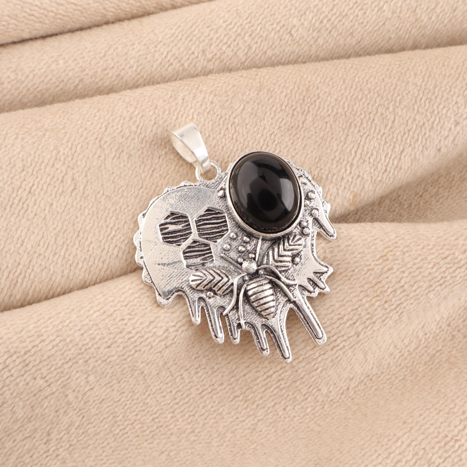 Rare Black Tourmaline Gemstone 925 Stamped Silver Artisan Jewelry Pendant 1.49 CP-28-24
Rare Black Tourmaline Gemstone 925 Stamped Silver Artisan Jewelry Pendant 1.49 CP-28-24