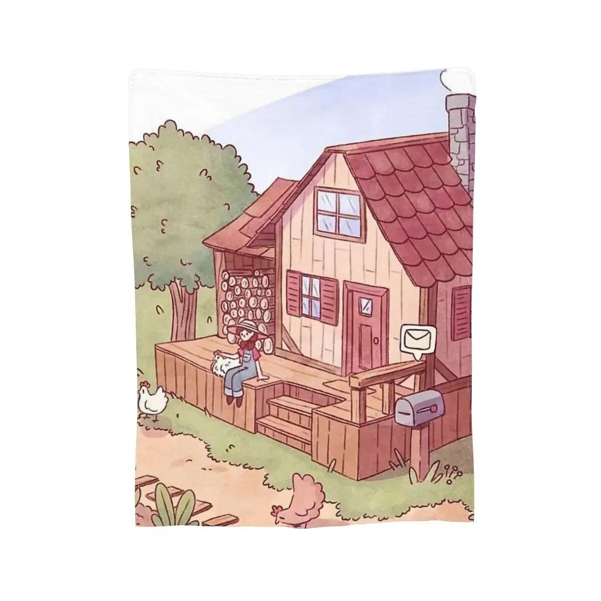 Stardew Valley Town Map Ковдри М’які теплі фланелеві ковдри Постільна білизна для ліжка Вітальня Пікнік Подорож Домашній диван 75x100cm 30x40in
Stardew Valley Town Map Ковдри М’які теплі фланелеві ковдри Постільна білизна для ліжка Вітальня Пікнік Подорож Домашній диван 75x100cm 30x40in