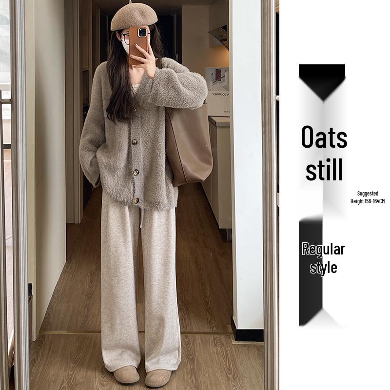 Women s 2025 Winter Black Velvet Lambswool Wide-Leg Pants XL
Women s 2025 Winter Black Velvet Lambswool Wide-Leg Pants XL