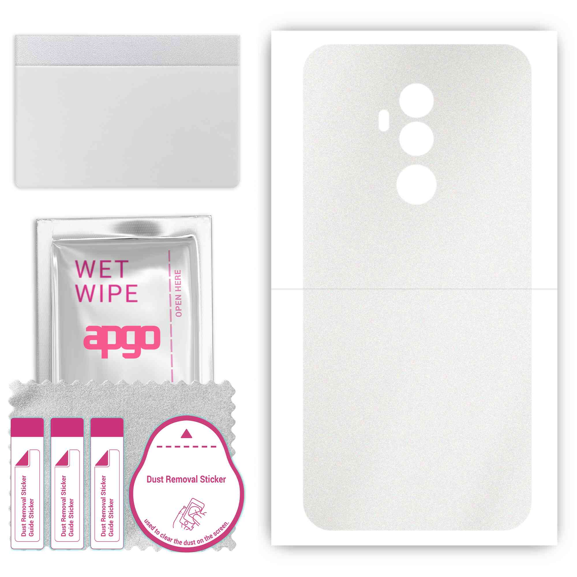 apgo Protective Skin Sticker for the back compatible with Umidigi Z2 Pro, Wrap Film, Foil, Vinyl - Pattern Matte Transparent
apgo Protective Skin Sticker for the back compatible with Umidigi Z2 Pro, Wrap Film, Foil, Vinyl - Pattern Matte Transparent