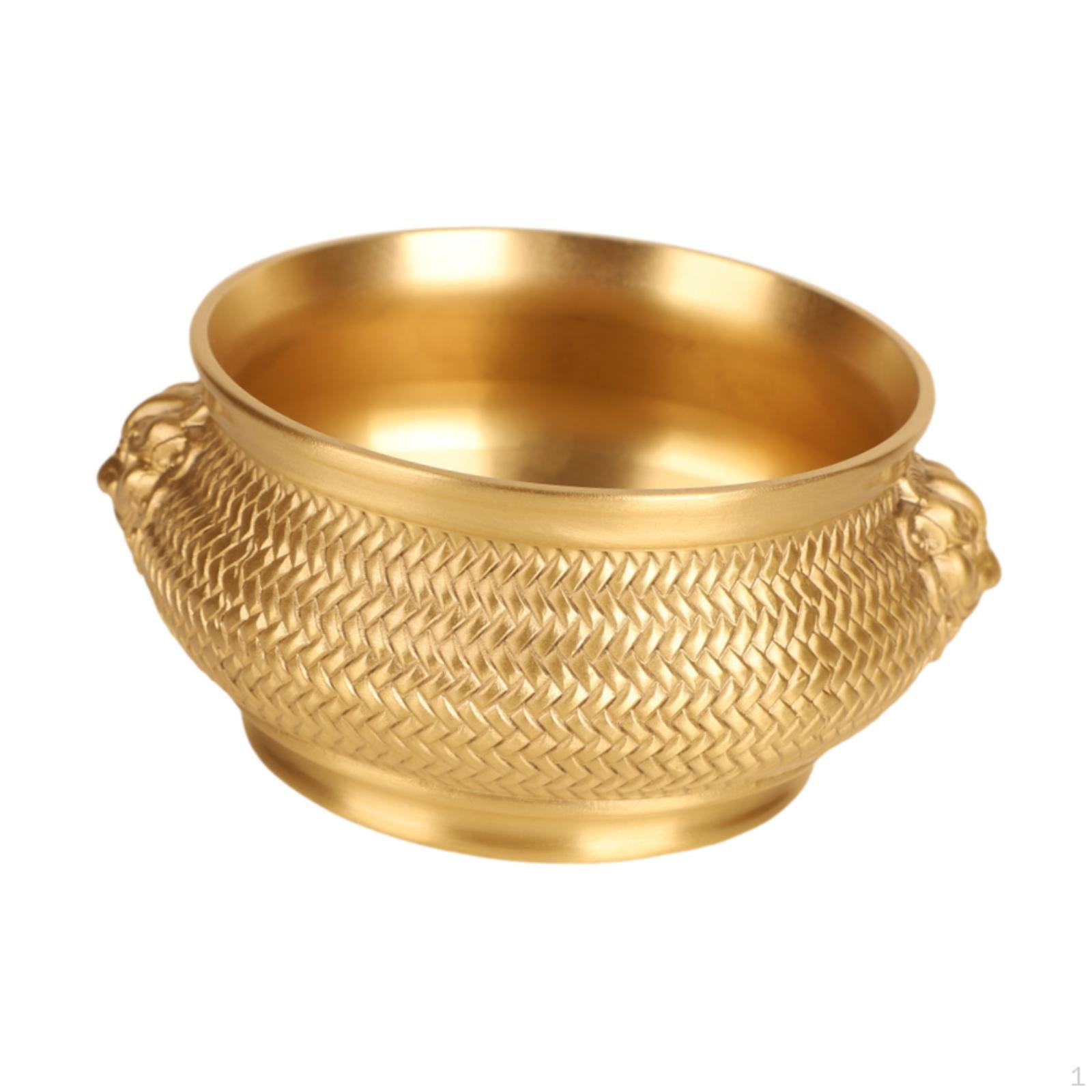 Brass Cylinder Feng Shui Luck Bowl Decorative Piece for Living Room Shelf Style A
Brass Cylinder Feng Shui Luck Bowl Decorative Piece for Living Room Shelf Style A