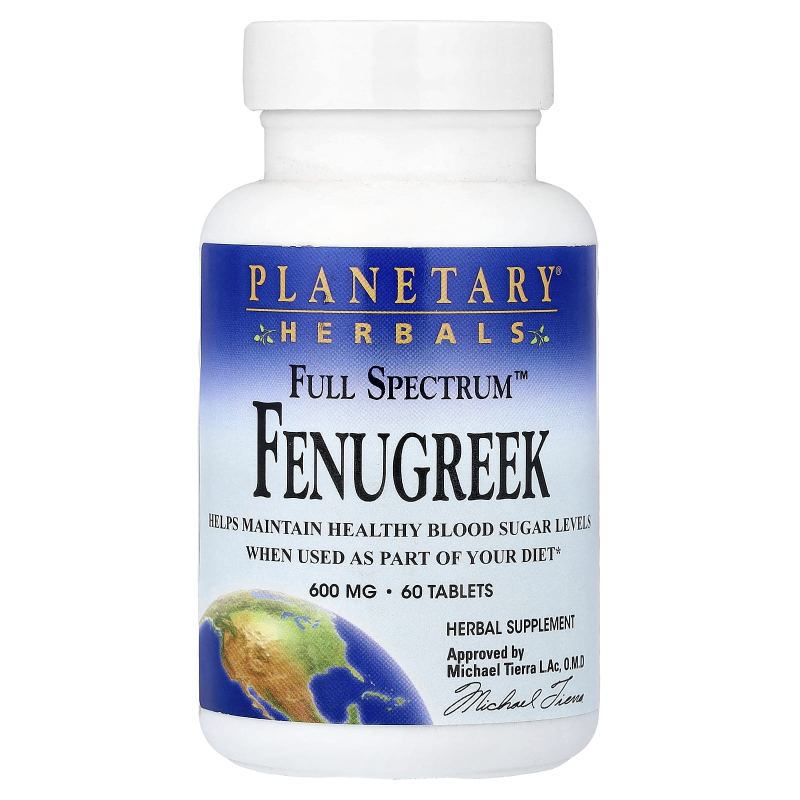Planetary Herbals, Full Spectrum™, Fenugreek, 600 mg, 60 Tablets
Planetary Herbals, Full Spectrum™, Fenugreek, 600 mg, 60 Tablets