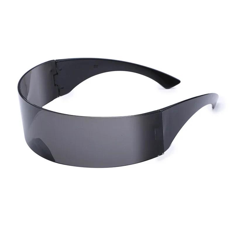 Party Sunglasses Futuristic Narrow Cyclops Visor Glasses Laser Eyeglasses Integrated Outdoor Activities UV400 Eyewear Women Men чорний
Party Sunglasses Futuristic Narrow Cyclops Visor Glasses Laser Eyeglasses Integrated Outdoor Activities UV400 Eyewear Women Men чорний
