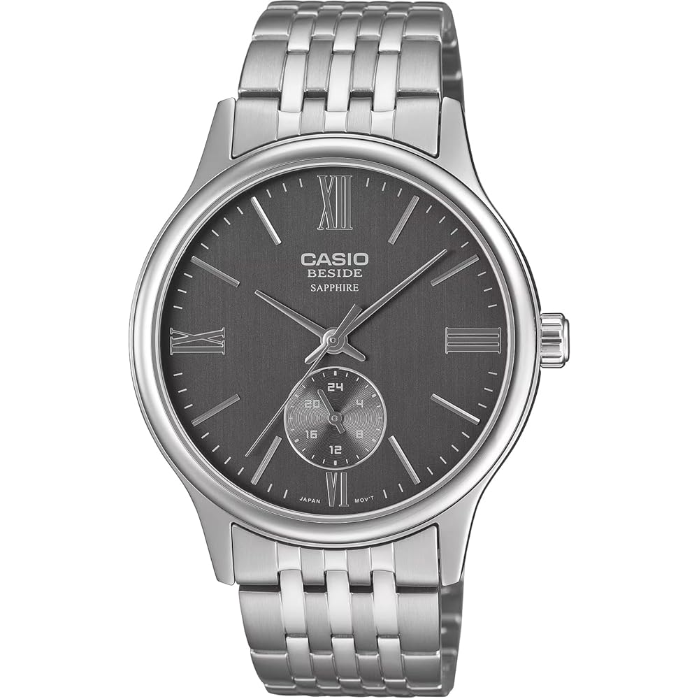 Casio Beside Quartz Men s Watch Sapphire Glass BMS-100D-8AV Stainless Steel Band 24-Hour Display Gray
Casio Beside Quartz Men s Watch Sapphire Glass BMS-100D-8AV Stainless Steel Band 24-Hour Display Gray
