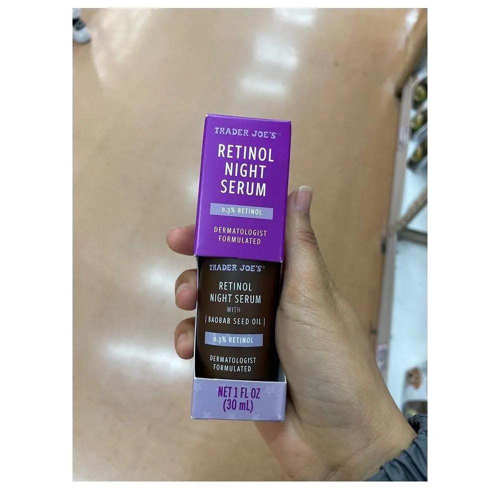 Trader Joe s Retinol Night Serum 30ml 1 Pack Baobab Seed Oil Trader Joe s Retinol Night Serum 0.3% Retinol
Trader Joe s Retinol Night Serum 30ml 1 Pack Baobab Seed Oil Trader Joe s Retinol Night Serum 0.3% Retinol