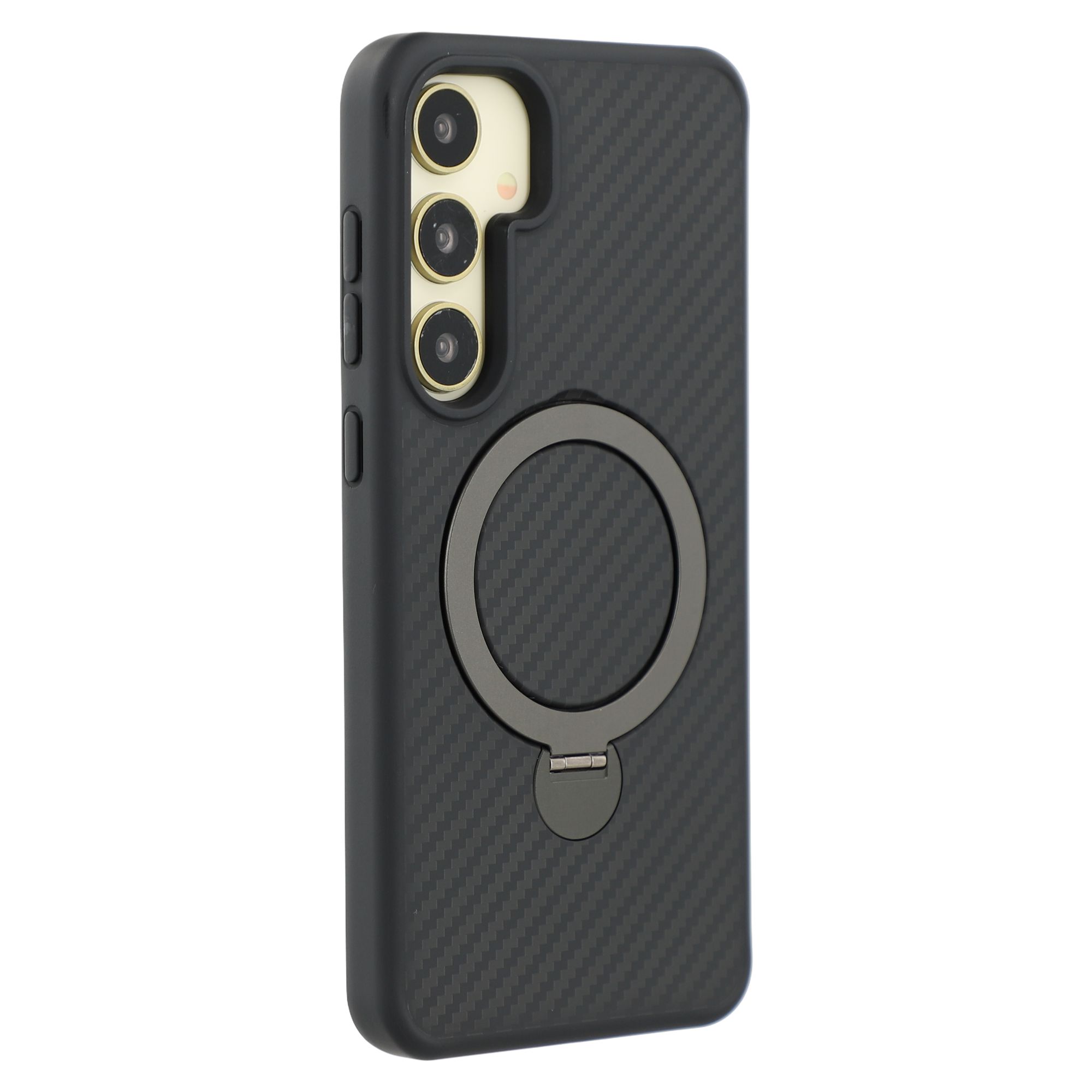 For Samsung Galaxy S25+ Magnetic Case TPU+PC Carbon Fiber Texture Phone Cover Rotatable Ring Holder A
For Samsung Galaxy S25+ Magnetic Case TPU+PC Carbon Fiber Texture Phone Cover Rotatable Ring Holder A