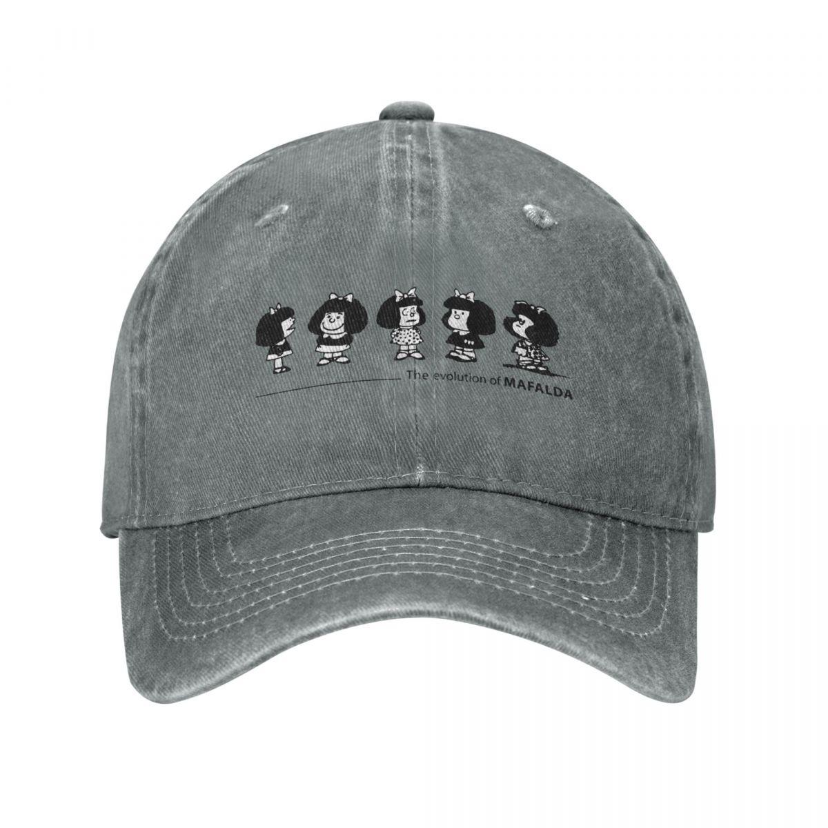Evolution Of Mafalda Comic Baseball Caps Argentine Cartoon Denim Washed Caps Hat Vintage Outdoor Summer Gift Snapback Hat Adjustable
Evolution Of Mafalda Comic Baseball Caps Argentine Cartoon Denim Washed Caps Hat Vintage Outdoor Summer Gift Snapback Hat Adjustable