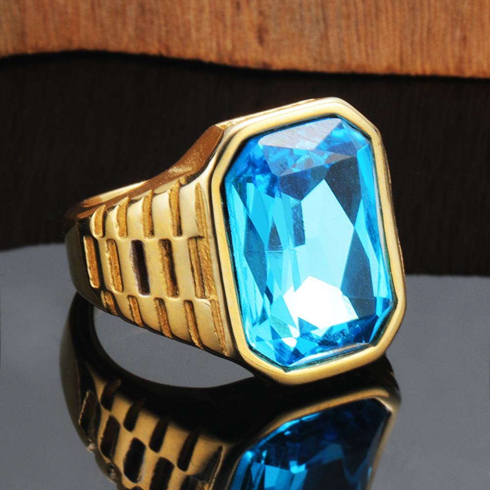 Men s Square Titanium Ring Minimalist Geometric Gemstone Jewelry Trendy Punk Stainless Steel Band for Men Fashion Accessories No. 9
Men s Square Titanium Ring Minimalist Geometric Gemstone Jewelry Trendy Punk Stainless Steel Band for Men Fashion Accessories No. 9