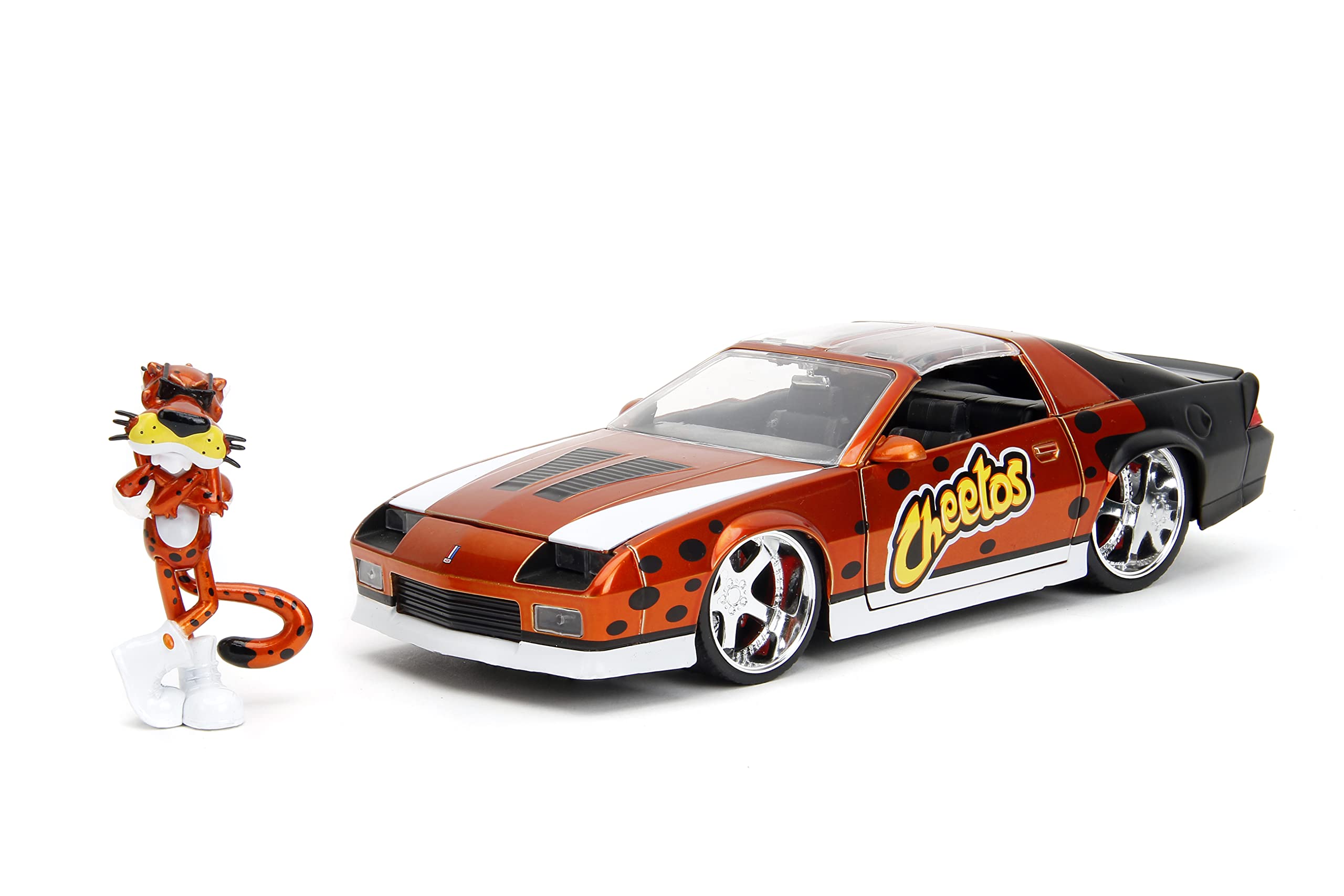 Jada Toys Jada Toys Cheetos 1985 Chevy Camaro Z28 Литой автомобиль Chester Cheetah Figure Orange 1:24 и 2,75
Jada Toys Jada Toys Cheetos 1985 Chevy Camaro Z28 Литой автомобиль Chester Cheetah Figure Orange 1:24 и 2,75