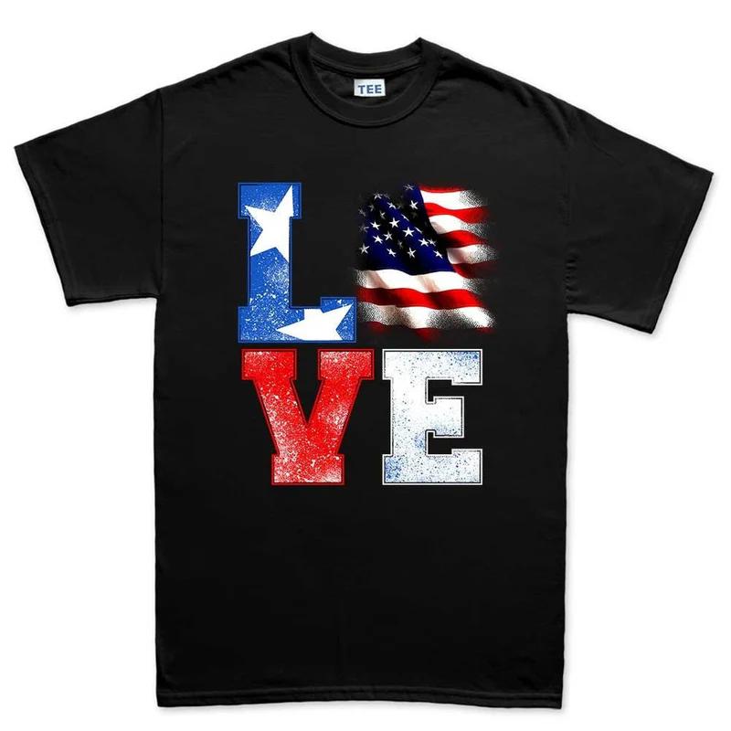 Black Cotton TShirt Patriotic Flag Letter Love Graphic Unisex Fitness Muscle Casual Style T Shirt M
Black Cotton TShirt Patriotic Flag Letter Love Graphic Unisex Fitness Muscle Casual Style T Shirt M