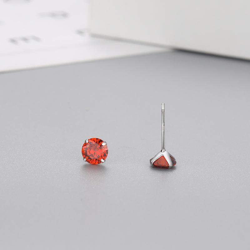 925 Sterling Copper Zircon Women Fashion Cute Tiny Clear Crystal CZ Stud Earrings Gift for Girls Teens Lady 3MM красный
925 Sterling Copper Zircon Women Fashion Cute Tiny Clear Crystal CZ Stud Earrings Gift for Girls Teens Lady 3MM красный