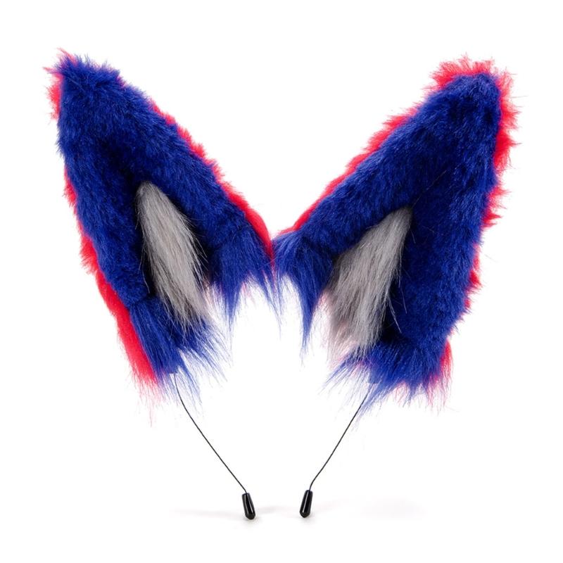 Heavy Duty Wolf Ears Hairband Furry Headbands Plush for Coser Role Play and Photography Props синій
Heavy Duty Wolf Ears Hairband Furry Headbands Plush for Coser Role Play and Photography Props синій