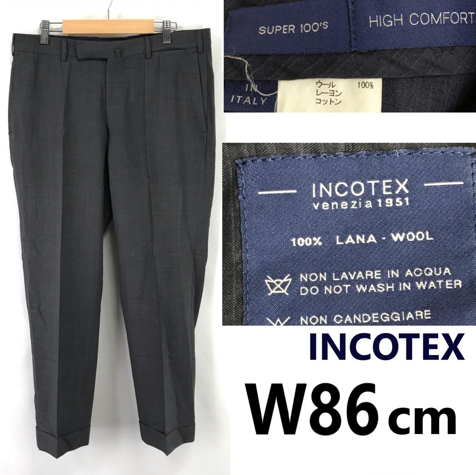 INCOTEX Wool Slacks Pants Gray Men s W86 Inseam 70cm(USED)
INCOTEX Wool Slacks Pants Gray Men s W86 Inseam 70cm(USED)