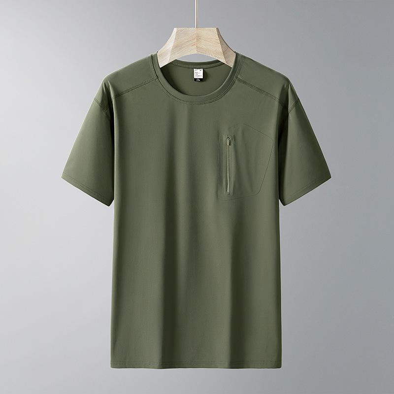 Short-sleeved outdoor mountaineering premium ice silk moisture-wicking and antibacterial round-neck top with cool feel 2XL армия зеленый
Short-sleeved outdoor mountaineering premium ice silk moisture-wicking and antibacterial round-neck top with cool feel 2XL армия зеленый