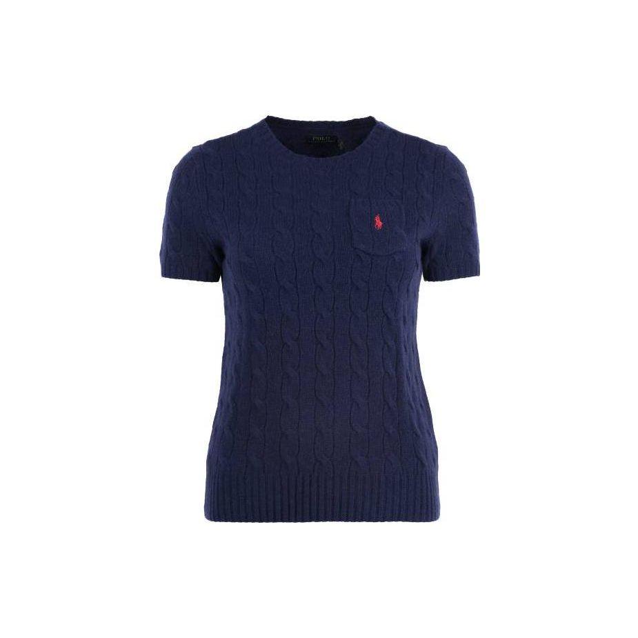 Polo Ralph Lauren FW22 вышитый логотип, футболка толстой вязки с коротким рукавом, стандартная женская футболка, темно-синяя 211873374-004 S
Polo Ralph Lauren FW22 вышитый логотип, футболка толстой вязки с коротким рукавом, стандартная женская футболка, темно-синяя 211873374-004 S