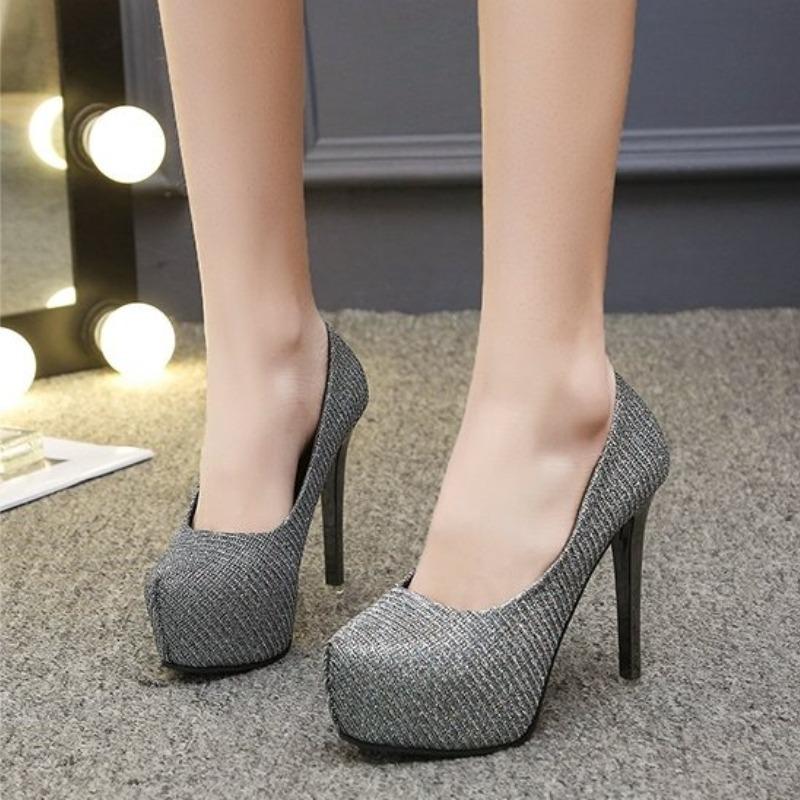 Silver Metal Heel Platform Pumps Women Shallow Sexy Sequined Cloth Super High Heels Round Toe Ladies Party Prom Shoes 2026 34 сірий колір
Silver Metal Heel Platform Pumps Women Shallow Sexy Sequined Cloth Super High Heels Round Toe Ladies Party Prom Shoes 2026 34 сірий колір