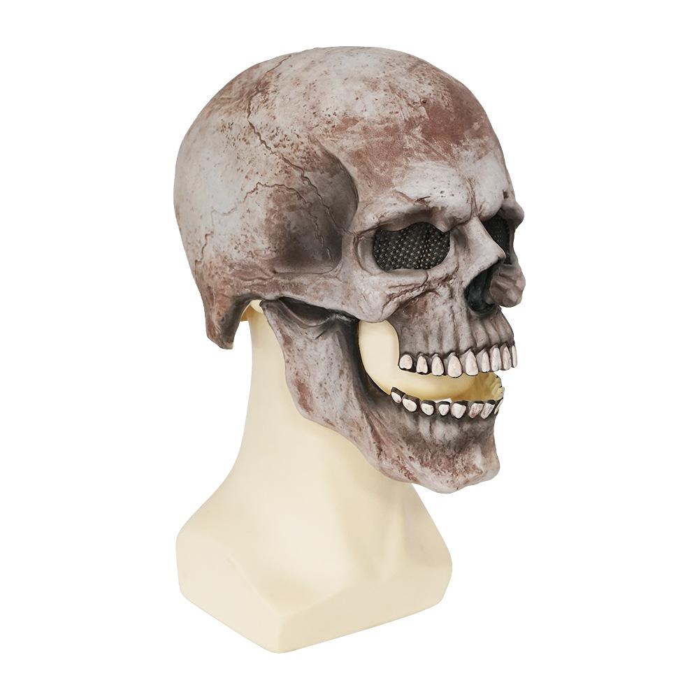 Halloween Movable Mask Jaw Full Head Skull Mask Horror Scary Cosplay Mask Gray2
Halloween Movable Mask Jaw Full Head Skull Mask Horror Scary Cosplay Mask Gray2