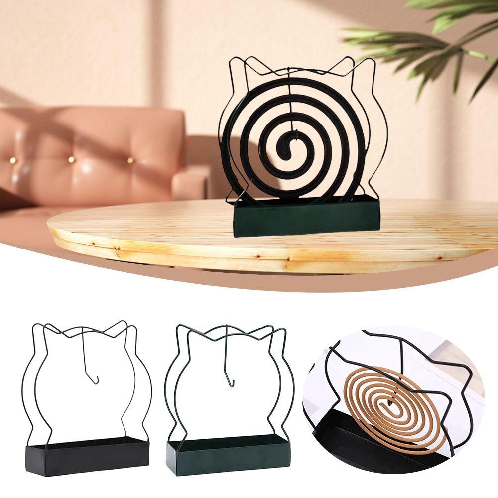 Iron Mosquito Repellent Cat Shape Mosquito Incense Rack Durable Mosquito Incense Holder Summer чорний
Iron Mosquito Repellent Cat Shape Mosquito Incense Rack Durable Mosquito Incense Holder Summer чорний