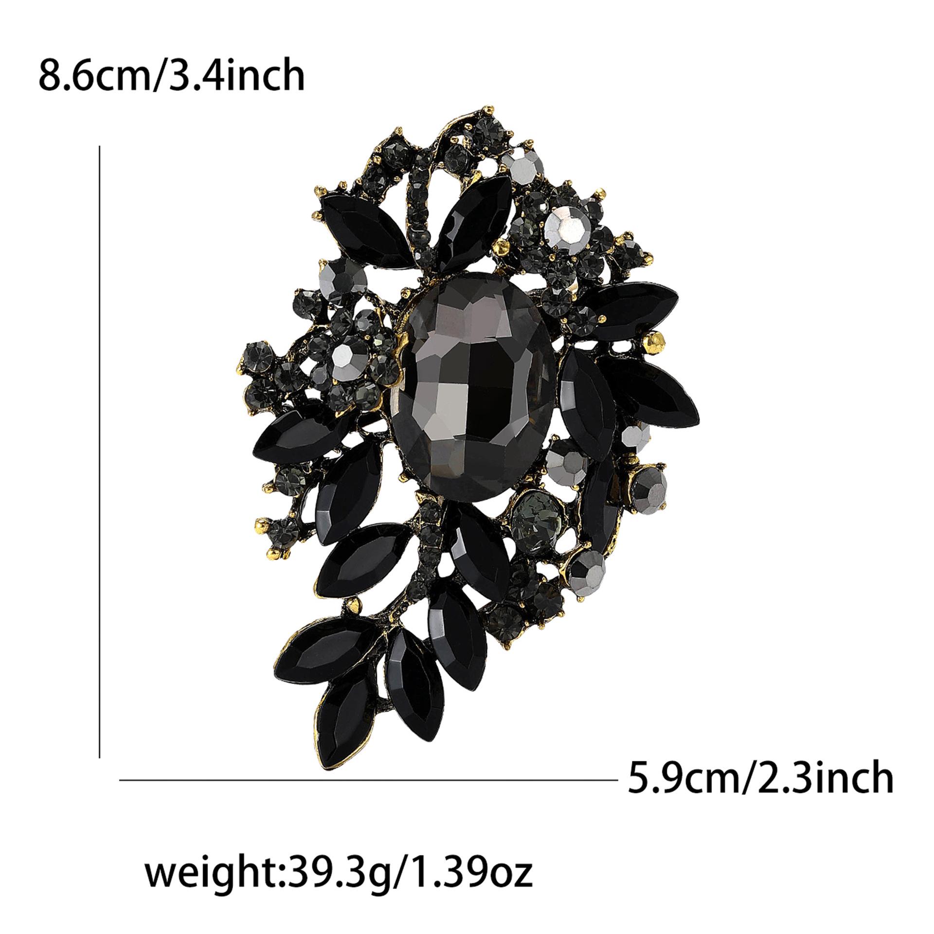 Elegant Rhinestone Alloy Brooch - Versatile Fashion Jewelry Pin for Women
Elegant Rhinestone Alloy Brooch - Versatile Fashion Jewelry Pin for Women