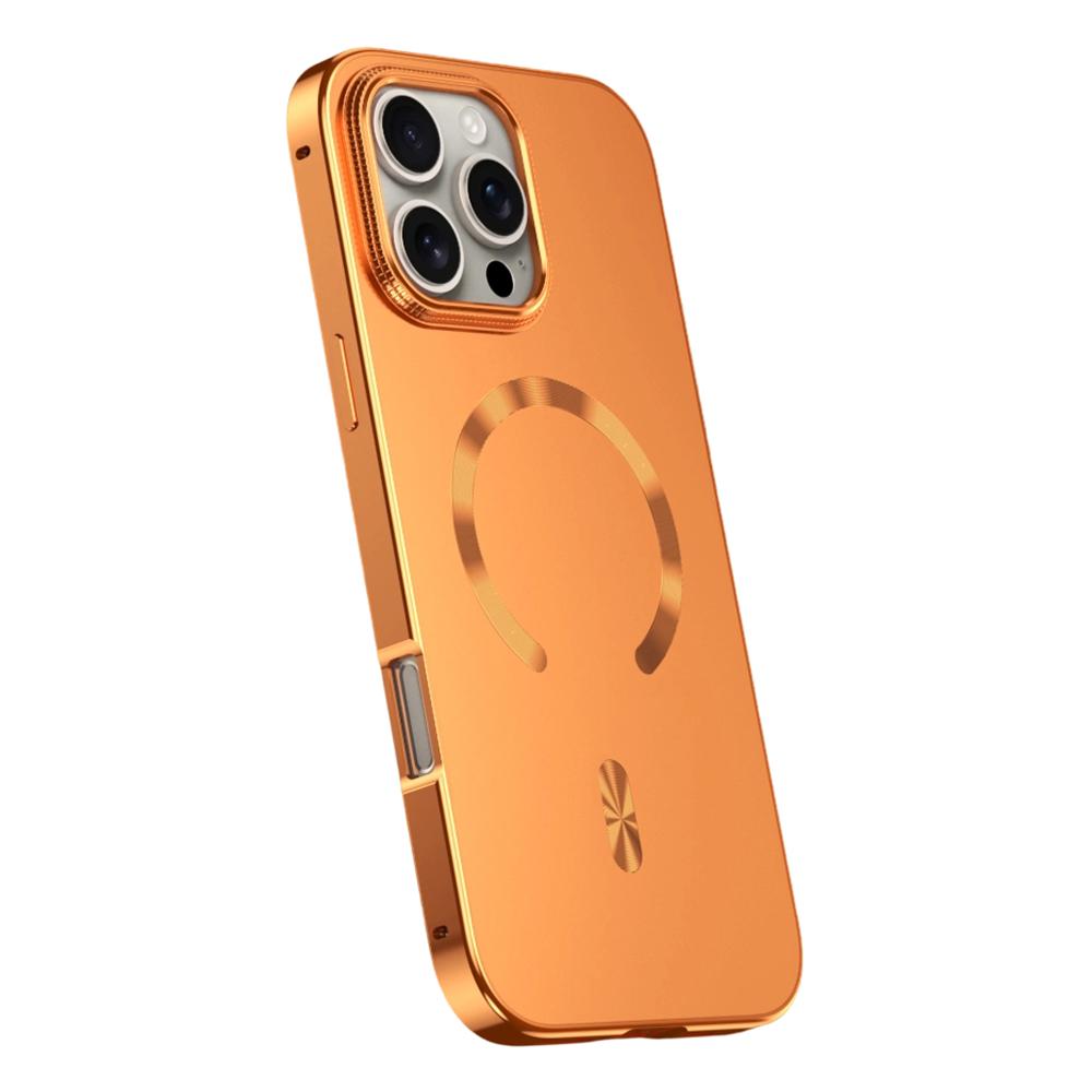 For iPhone 16 Pro Max Case Compatible with MagSafe Alloy Frame Phone PC Back Cover
For iPhone 16 Pro Max Case Compatible with MagSafe Alloy Frame Phone PC Back Cover