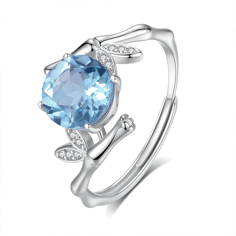 Natural spar has your bamboo enough ring s925 sterling silver non-fading high-end design ring women s daily jewelry gift Adjustable opening
Natural spar has your bamboo enough ring s925 sterling silver non-fading high-end design ring women s daily jewelry gift Adjustable opening
