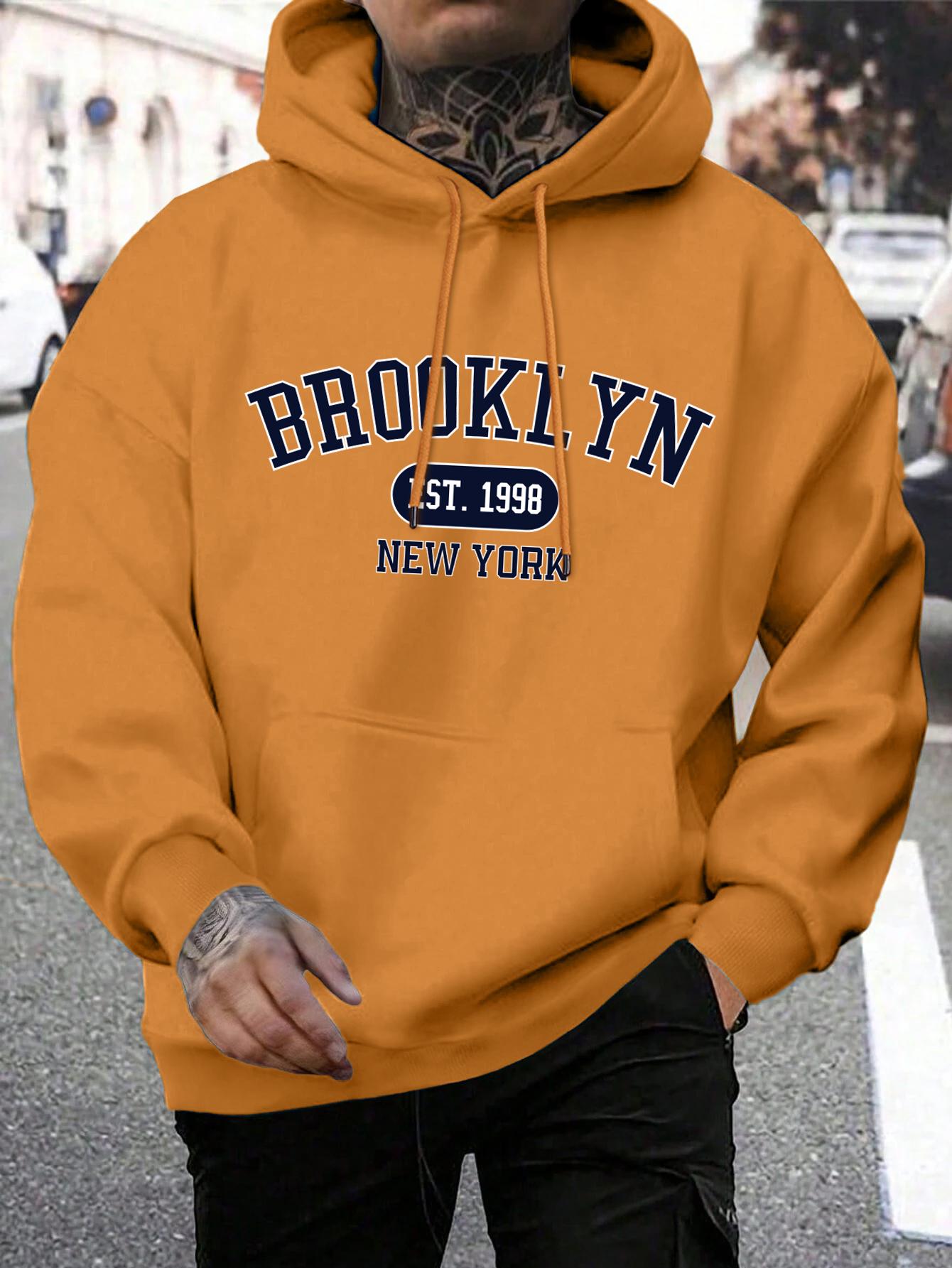 Brooklyn Est 1998 New York Printing Men Hoodies Harajuku Crewneck Hoodie Fashion Oversize Hoody Autumn Comfortable Tracksuit 2XL
Brooklyn Est 1998 New York Printing Men Hoodies Harajuku Crewneck Hoodie Fashion Oversize Hoody Autumn Comfortable Tracksuit 2XL