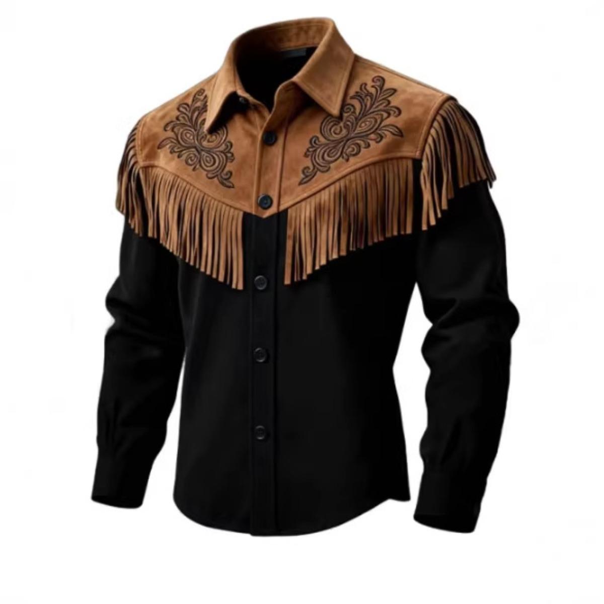 Brown, Tassel Jacket, Vintage, Temperament, Fashion, Lapel, Top 4XL
Brown, Tassel Jacket, Vintage, Temperament, Fashion, Lapel, Top 4XL