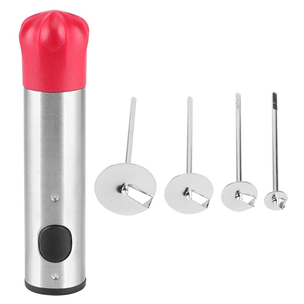 Stainless Steel Vegetable Drill Rotating Drill Veggie Spiralizer Fruit Corer Fruit Processing
Stainless Steel Vegetable Drill Rotating Drill Veggie Spiralizer Fruit Corer Fruit Processing