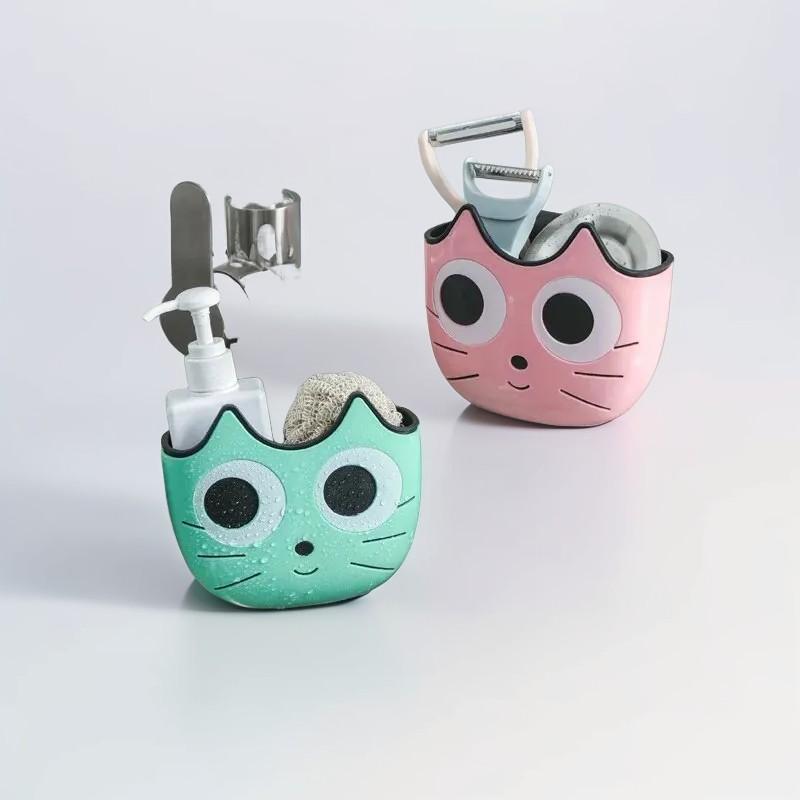 1Pc Cartoon Cat Creative Sink Drainage Bag Kitchen Storage And Hanging Basket Storage And Drainage Rack Hanging Bag Scrub daddy
1Pc Cartoon Cat Creative Sink Drainage Bag Kitchen Storage And Hanging Basket Storage And Drainage Rack Hanging Bag Scrub daddy