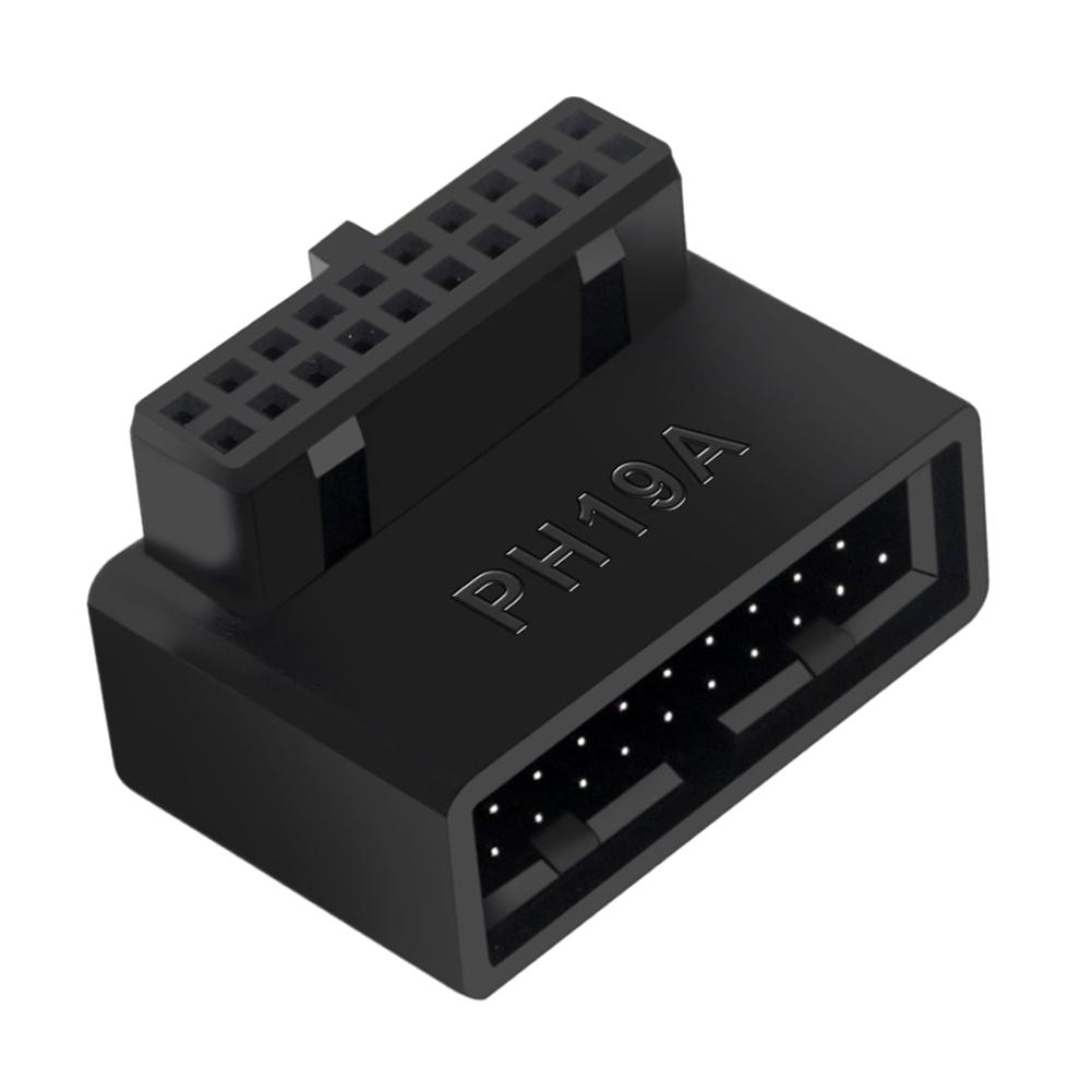 USB 3.0 19/20pin Male to Female Extension Adapter Angled 90 Degree Converter for Desktop Computer Motherboard Header Adapter
USB 3.0 19/20pin Male to Female Extension Adapter Angled 90 Degree Converter for Desktop Computer Motherboard Header Adapter
