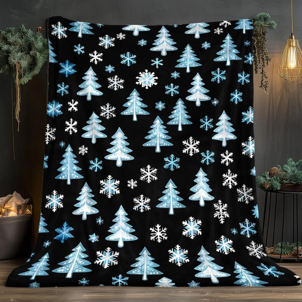 Extra Large Winter Snowflake & Pine Tree Flannel Blanket | Perfect for Christmas Decor, Couch/Bed/Travel/Camping & Holiday 70x100cm білий
Extra Large Winter Snowflake & Pine Tree Flannel Blanket | Perfect for Christmas Decor, Couch/Bed/Travel/Camping & Holiday 70x100cm білий