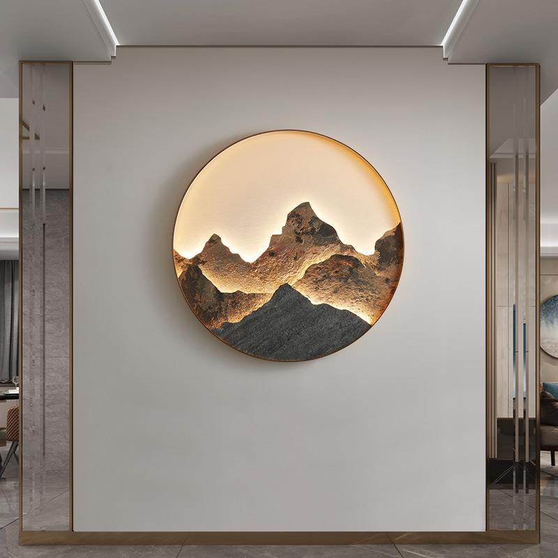 Современная роскошная настенная роспись Chinoiserie Zen крыльцо лампа круглая гостиная пейзаж ТВ фон настенная роспись Warm White (2700-3500K)
Современная роскошная настенная роспись Chinoiserie Zen крыльцо лампа круглая гостиная пейзаж ТВ фон настенная роспись Warm White (2700-3500K)