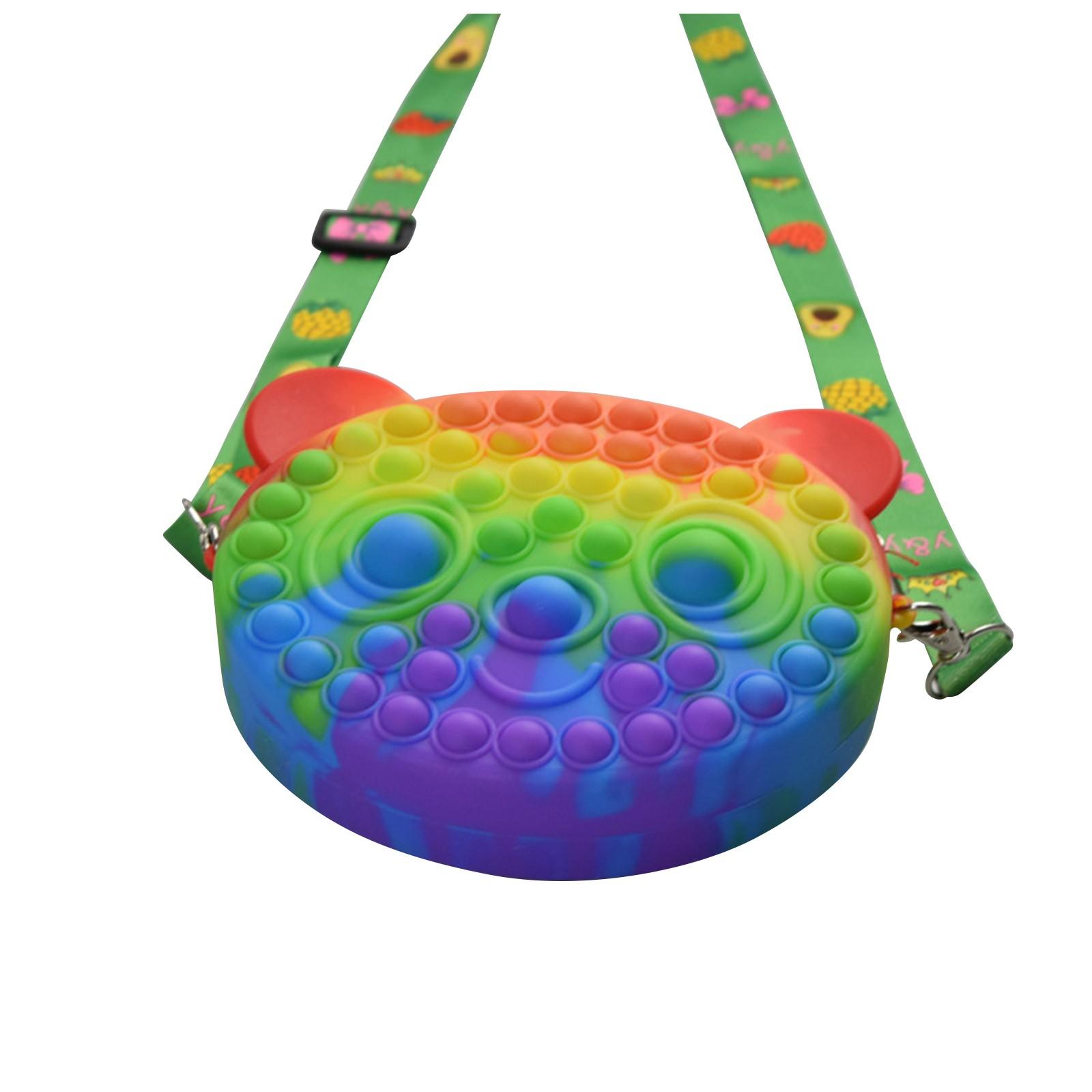 Кошелек для монет с нажимной игрушкой, игрушки для снятия стресса с пузырьковой игрушкой для взрослых и детей One Size
Кошелек для монет с нажимной игрушкой, игрушки для снятия стресса с пузырьковой игрушкой для взрослых и детей One Size