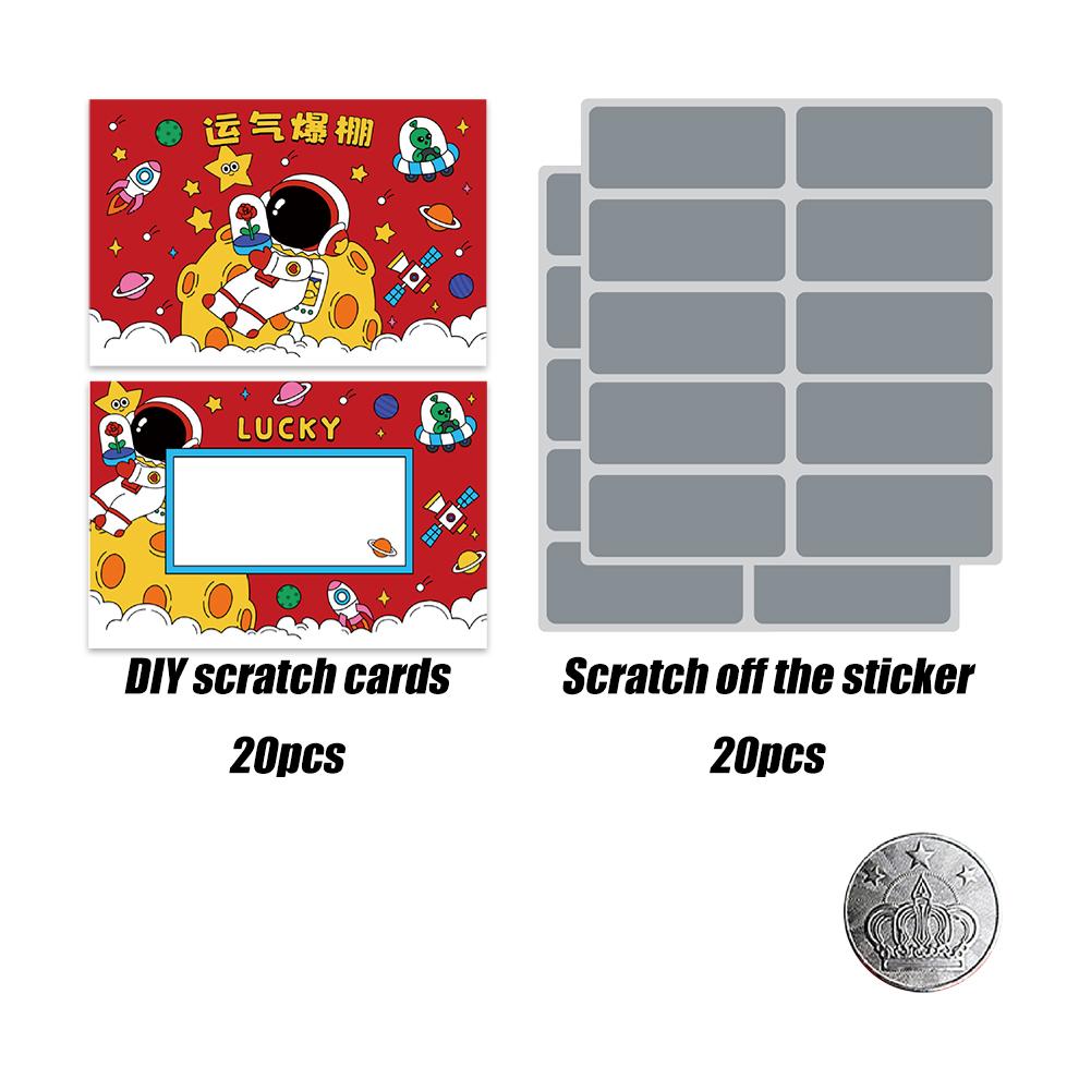 20 Pcs New Year Scratch-Off Cards DIY Lucky Lottery Game Tickets Festive Red Gold Theme Party Favors Interactive Event Prizes
20 Pcs New Year Scratch-Off Cards DIY Lucky Lottery Game Tickets Festive Red Gold Theme Party Favors Interactive Event Prizes