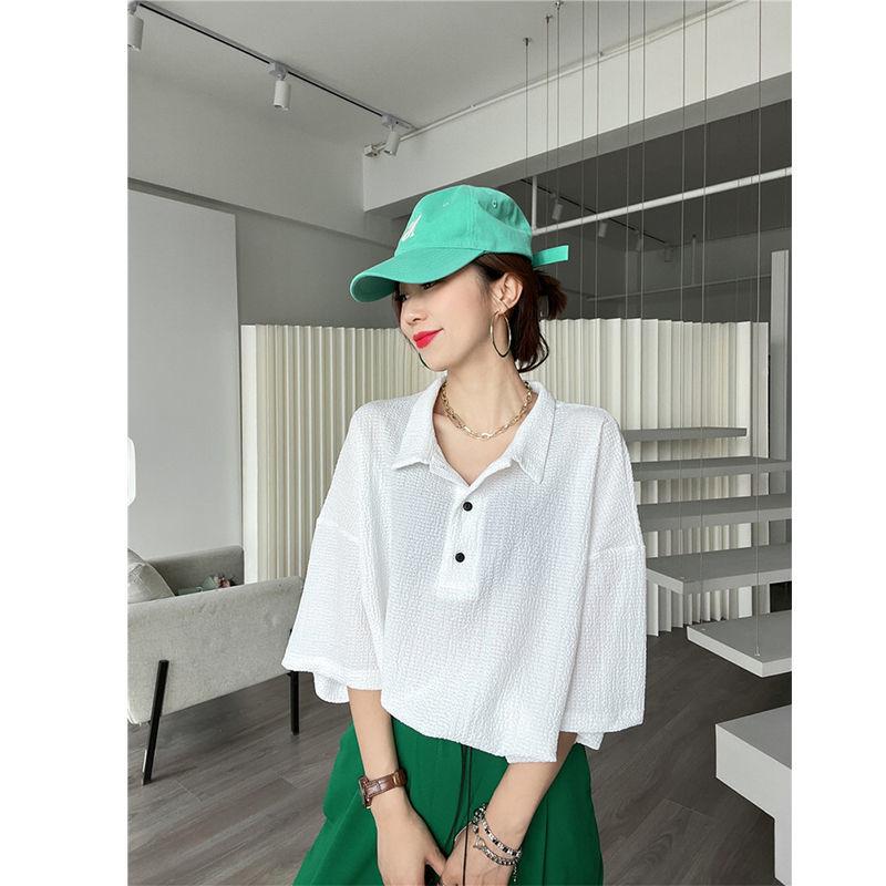 Тонкие футболки на весну-лето, однотонные, с отложным воротником, рукавом три четверти, на пуговицах, темпераментные, модные, повседневные, женская одежда 2023 L белый
Тонкие футболки на весну-лето, однотонные, с отложным воротником, рукавом три четверти, на пуговицах, темпераментные, модные, повседневные, женская одежда 2023 L белый