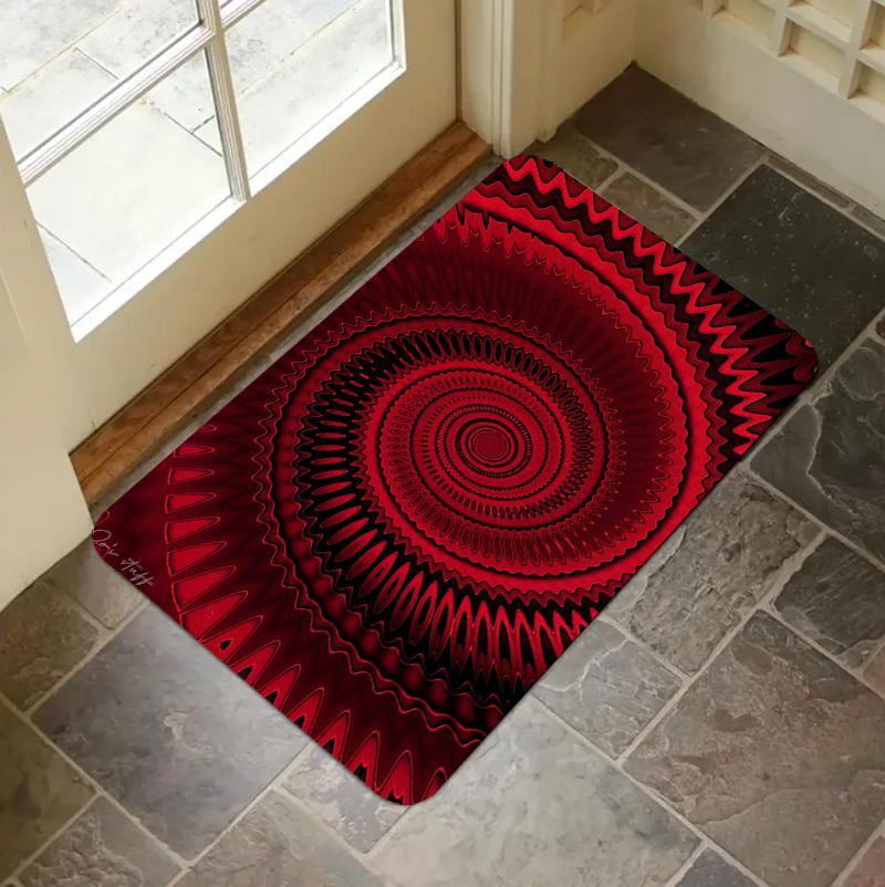 Red Line Vortex Printed Carpet Simple Grid 2D Printed Carpet Living Room Bedroom Technological Decoration Carpet 40cm x 60cm
Red Line Vortex Printed Carpet Simple Grid 2D Printed Carpet Living Room Bedroom Technological Decoration Carpet 40cm x 60cm