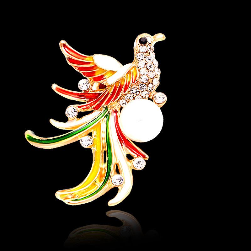 Exquisite Fashionable Pearl Bird All-match Dress Brooch for Women 4*4CM
Exquisite Fashionable Pearl Bird All-match Dress Brooch for Women 4*4CM