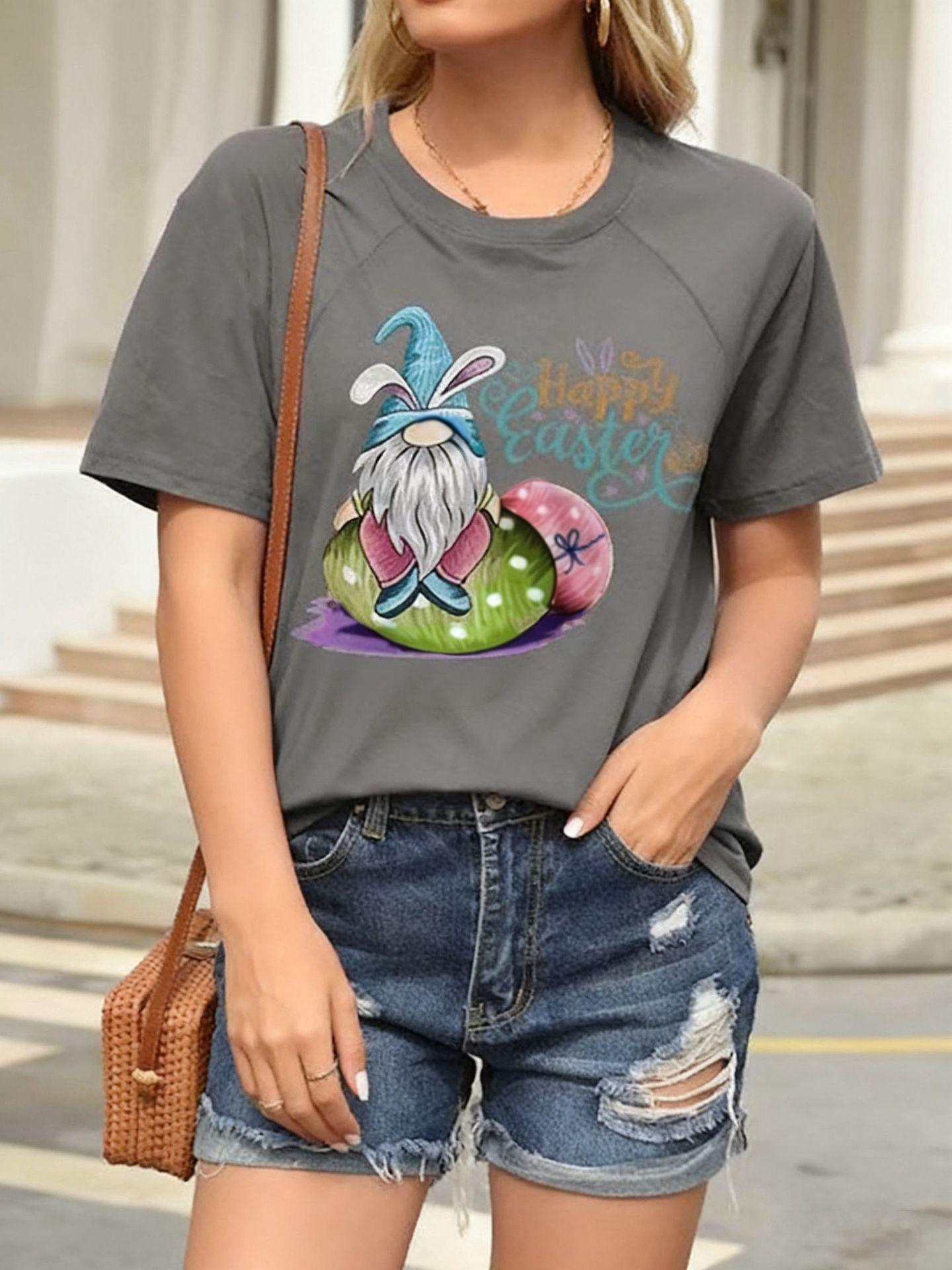 2026 Plus Size Women s Loose Round Neck T-shirt with Dwarf Cartoon Pattern 5XL сірий колір
2026 Plus Size Women s Loose Round Neck T-shirt with Dwarf Cartoon Pattern 5XL сірий колір