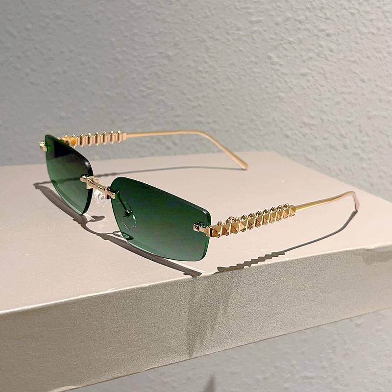 KAMMPT Rimless Sunglasses Men 2026 New Trendy Chic Gradient Casual Shades Women Stylish Vintage Brand Design Decor Sun Glasses golden темно-зеленого
KAMMPT Rimless Sunglasses Men 2026 New Trendy Chic Gradient Casual Shades Women Stylish Vintage Brand Design Decor Sun Glasses golden темно-зеленого