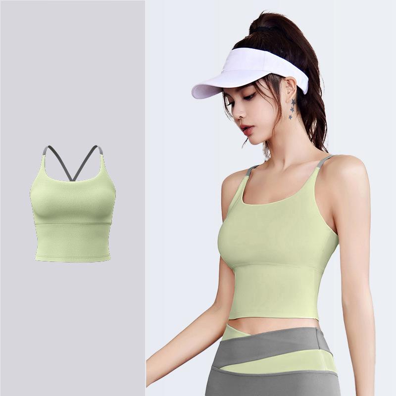 Yoga Vest Women Sexy Sports Bra Running T-Shirt Fitness Shirts Crop Top Workout Elastic Sport Underwear Fast Dry Gym Top S чорний
Yoga Vest Women Sexy Sports Bra Running T-Shirt Fitness Shirts Crop Top Workout Elastic Sport Underwear Fast Dry Gym Top S чорний