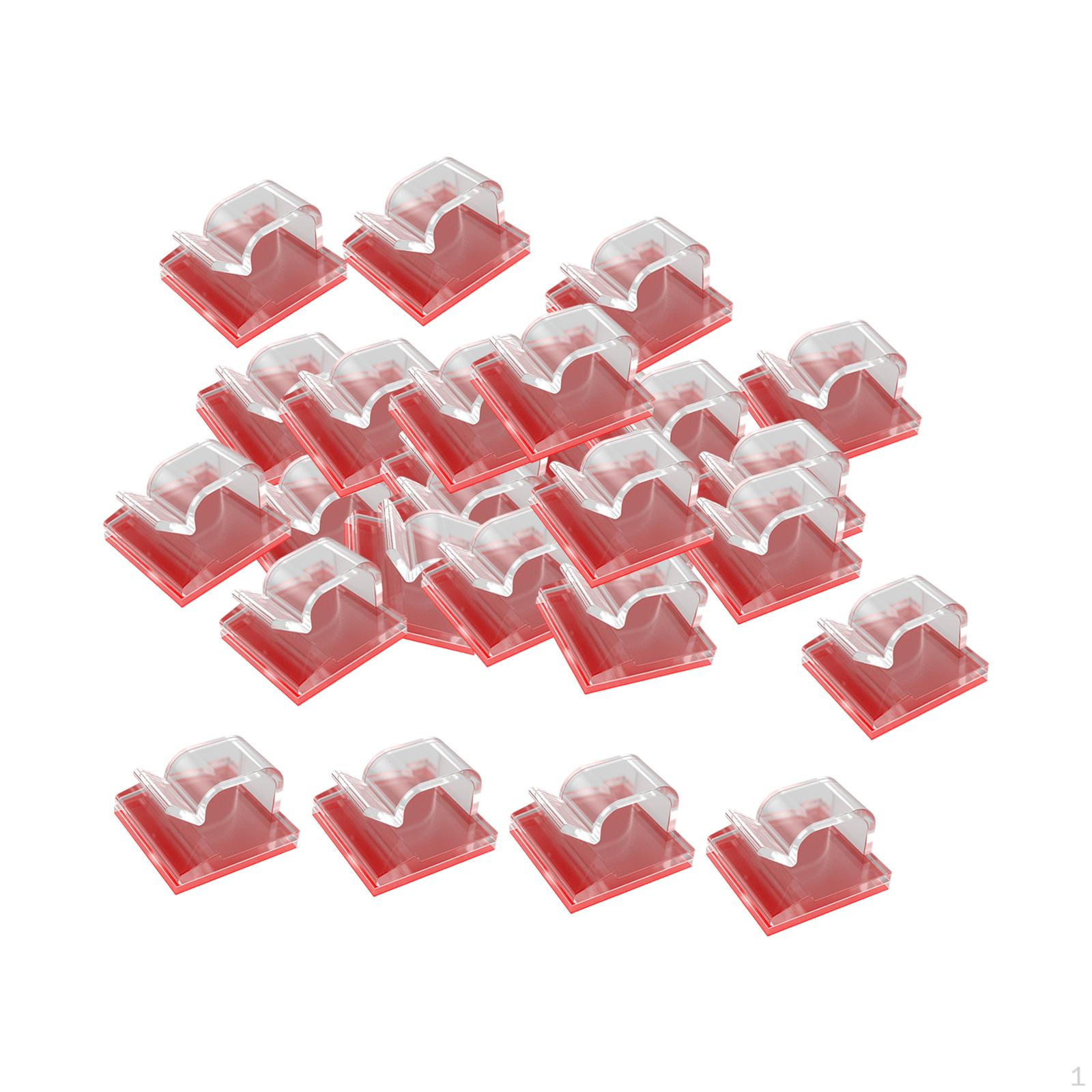 50 міні-затискачів для кабелів, зручних і легких затискачів для проводів керування для кухні Transparent
50 міні-затискачів для кабелів, зручних і легких затискачів для проводів керування для кухні Transparent