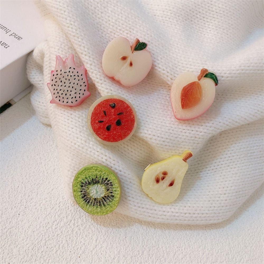 Kiwifruit Hair Clip Accessories Lightweight Handmade Hairpin Material Fruit Resin Patch Vacation Style Watermelon
Kiwifruit Hair Clip Accessories Lightweight Handmade Hairpin Material Fruit Resin Patch Vacation Style Watermelon